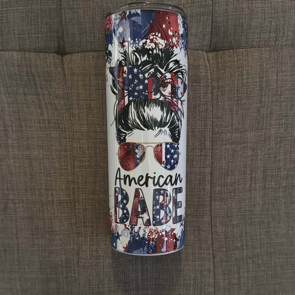 American Babe Patriotic Tumbler